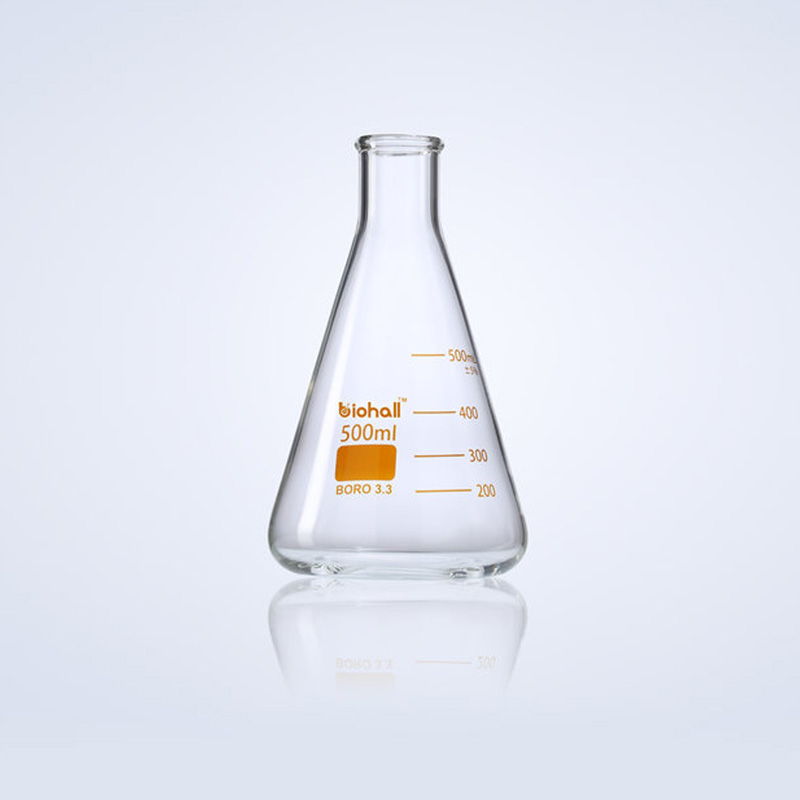 Flacon Erlenmeyer En Verre Borosilicate 3.3 Borostar - 300 Ml - Col Large Avec Graduation - Pour Laboratoire Chimie, Biologie